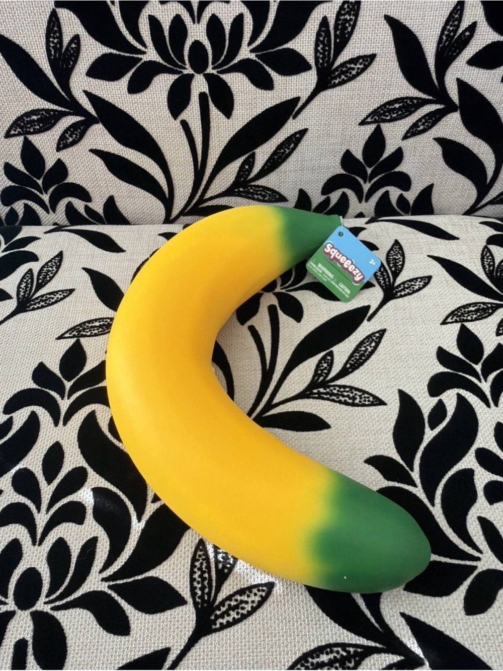 Sunny Days Jumbo Squeeze Banana Squishy Stress Relief Sensory Fidget Toy NEW